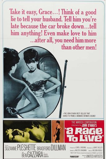  A Rage to Live Poster
