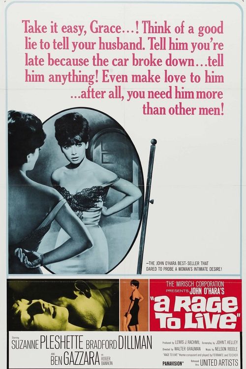 A Rage to Live Poster