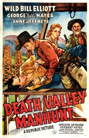  Death Valley Manhunt Poster
