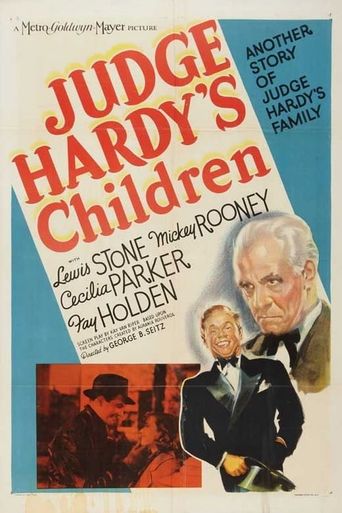  Judge Hardy's Children Poster
