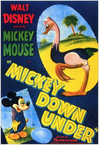  Mickey Down Under Poster