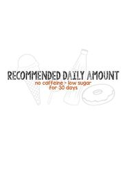  Recommended Daily Amount Poster
