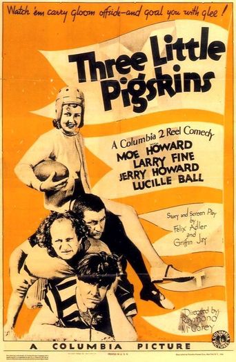  Three Little Pigskins Poster