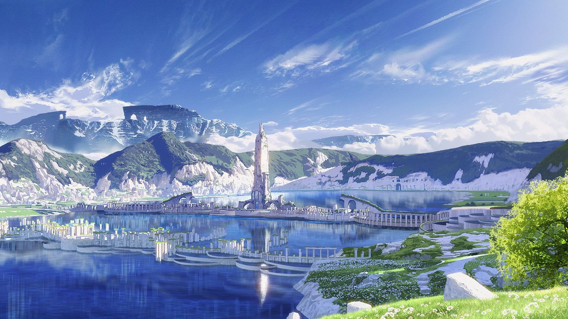 Maquia: When the Promised Flower Blooms Backdrop