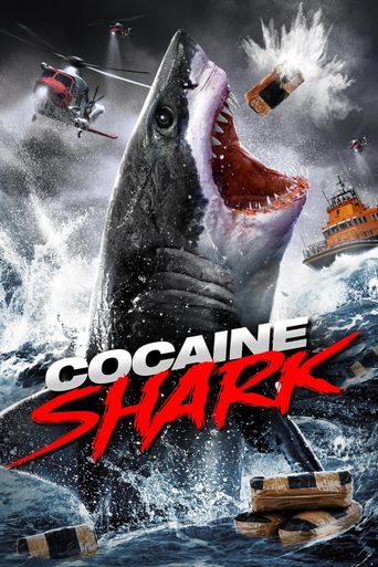  Cocaine Shark Poster