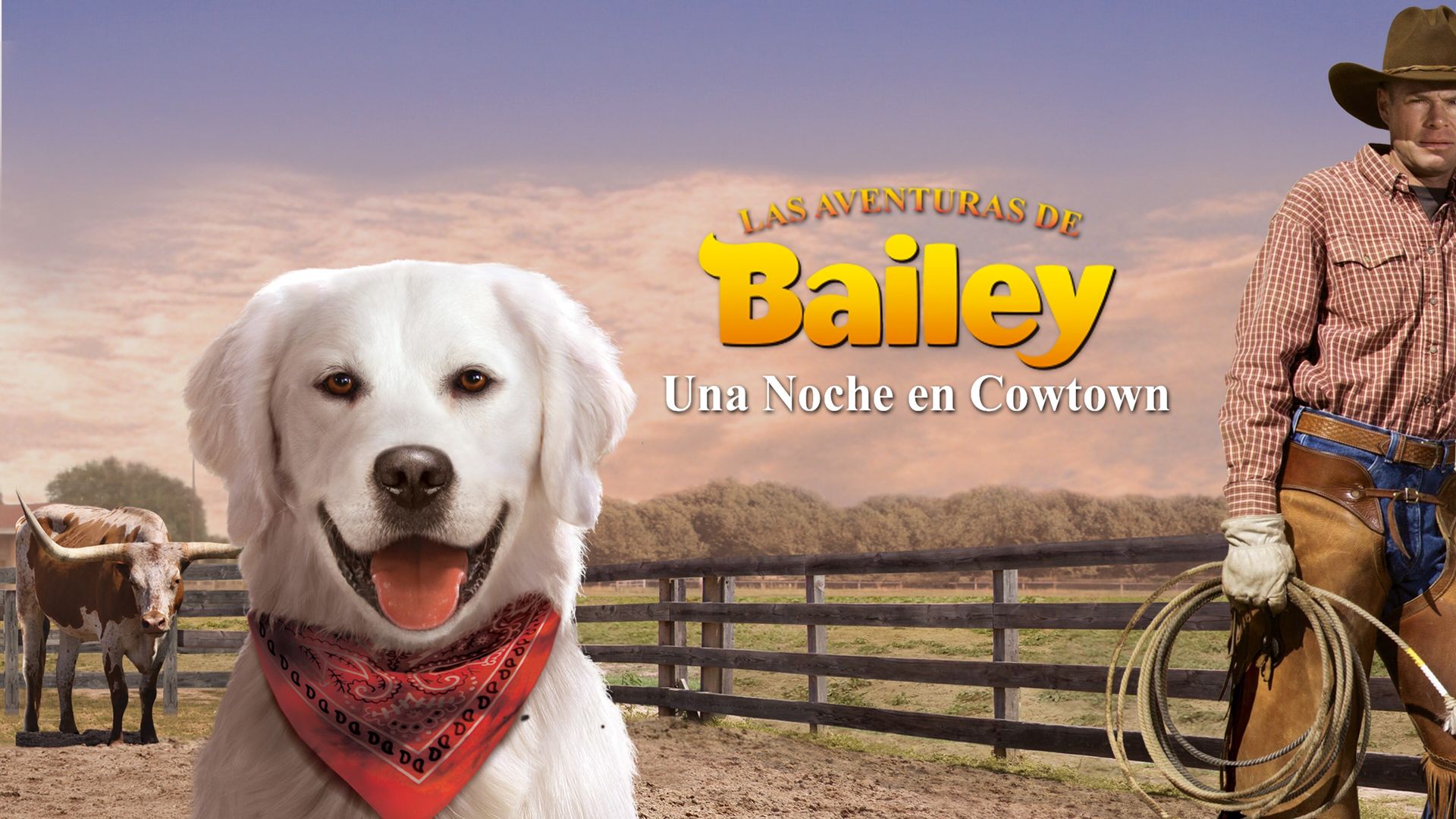 Adventures of Bailey: A Night in Cowtown Backdrop