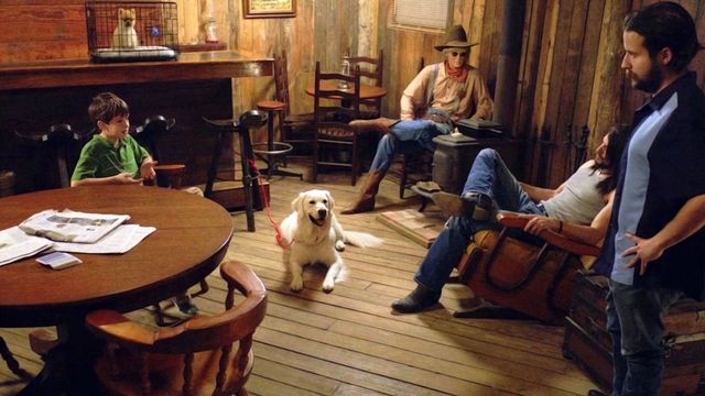 Adventures of Bailey: A Night in Cowtown Backdrop