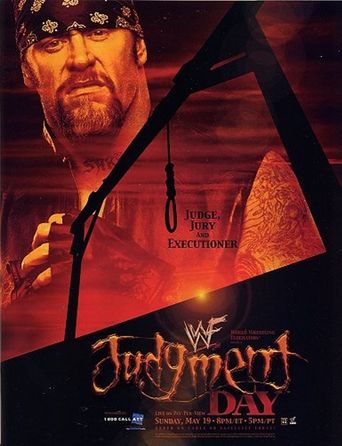  WWE Judgment Day 2002 Poster