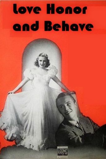  Love, Honor and Behave Poster