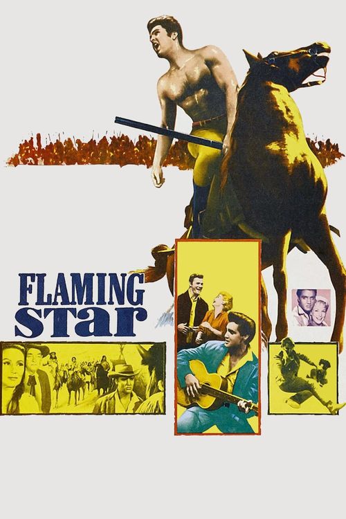 Flaming Star Poster