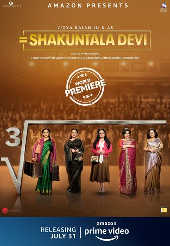  Shakuntala Devi Poster