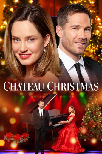  Chateau Christmas Poster