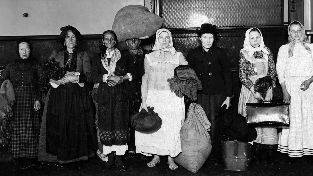 Ellis Island: The Making of a Master Race in America Backdrop