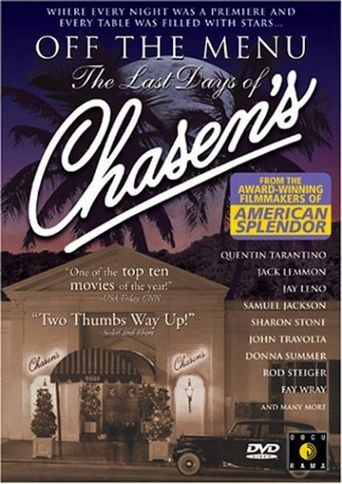  Off the Menu: The Last Days of Chasen's Poster