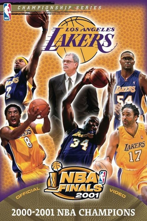 2001 NBA Champions: Los Angeles Lakers Poster