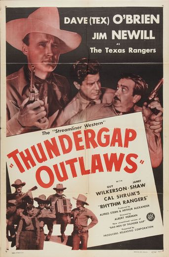  Bad Men of Thunder Gap Poster
