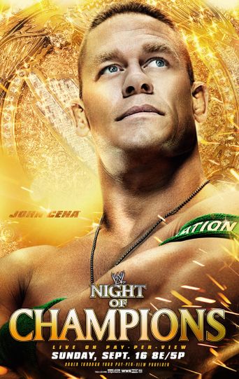  WWE Night of Champions 2012 Poster