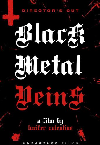  Black Metal Veins Poster