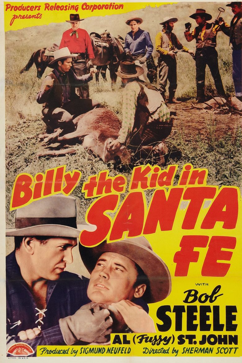 Billy the Kid in Santa Fe Poster