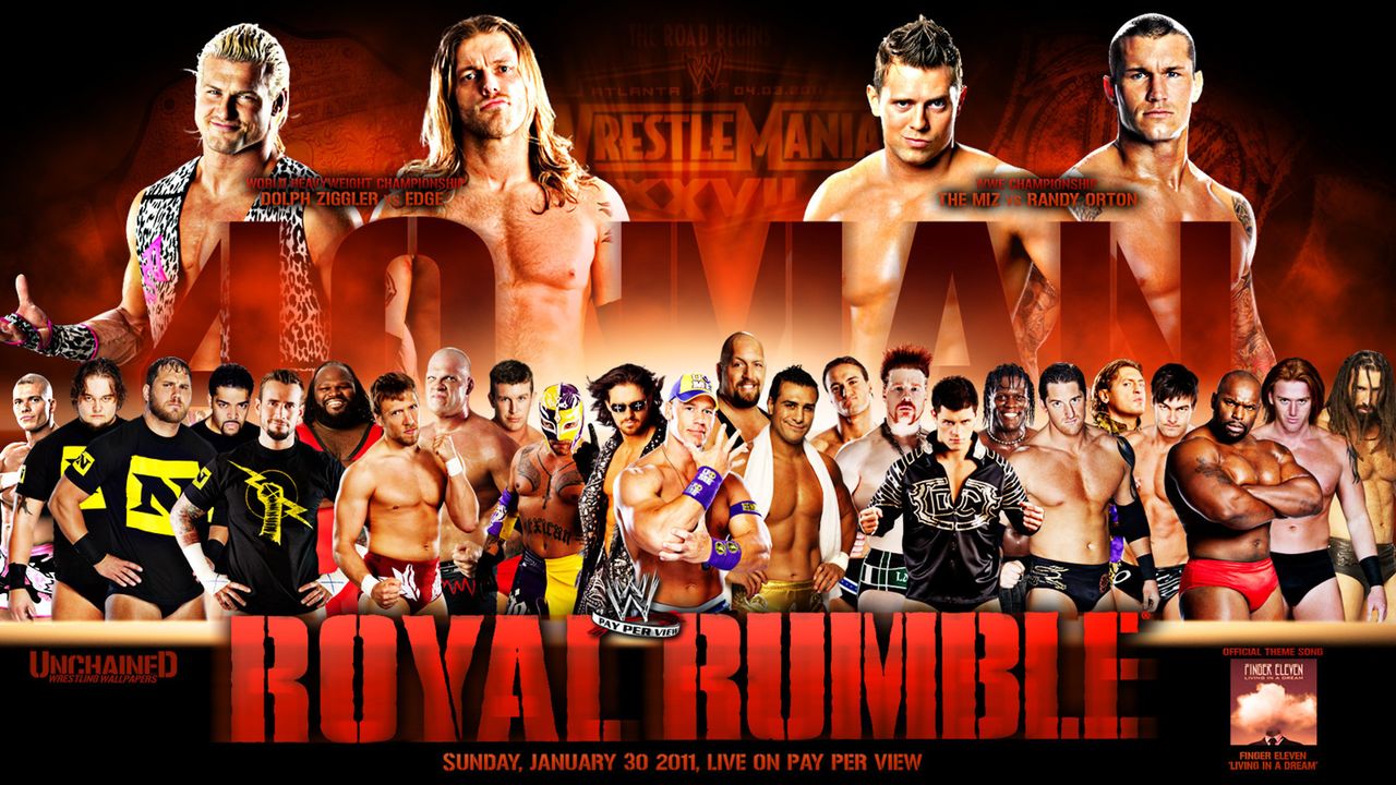 WWE Royal Rumble 2011 Backdrop