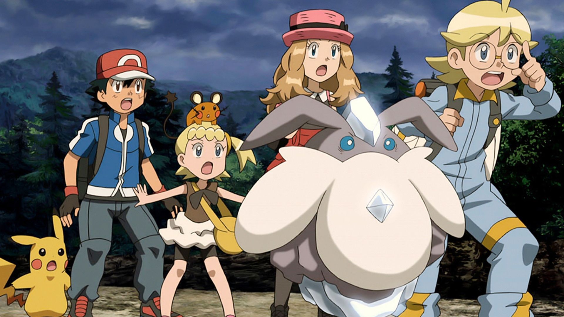 Pokémon the Movie: Diancie and the Cocoon of Destruction Backdrop