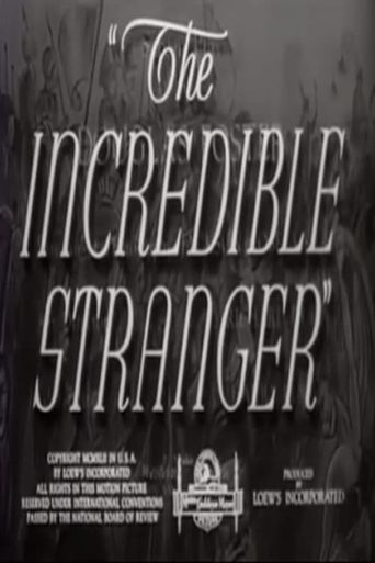  The Incredible Stranger Poster