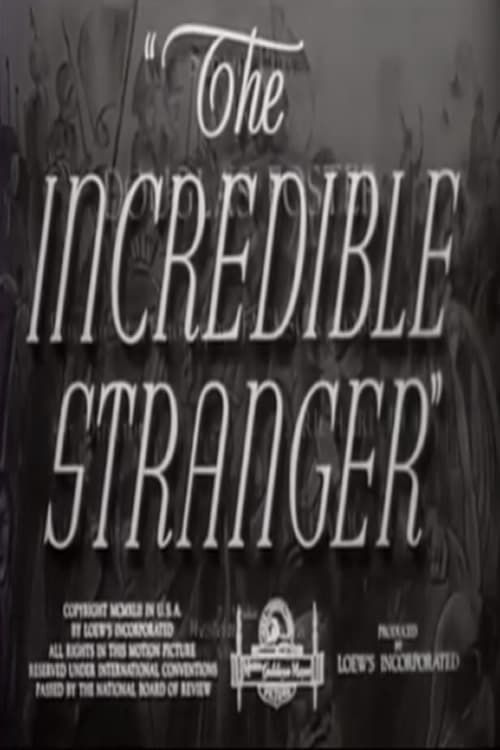 The Incredible Stranger Poster