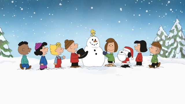 It's Christmastime Again, Charlie Brown Backdrop