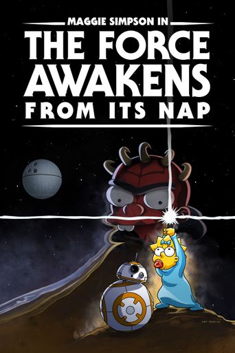  Maggie Simpson in The Force Awakens from Its Nap Poster