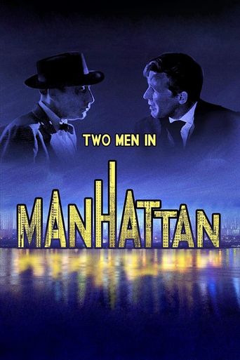  Two Men in Manhattan Poster