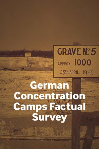  German Concentration Camps Factual Survey Poster