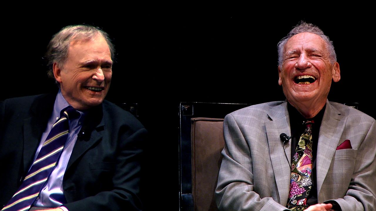 Mel Brooks and Dick Cavett Together Again Backdrop
