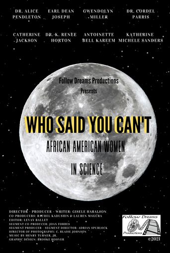  Who Said You Can't: African American Women in Science Poster