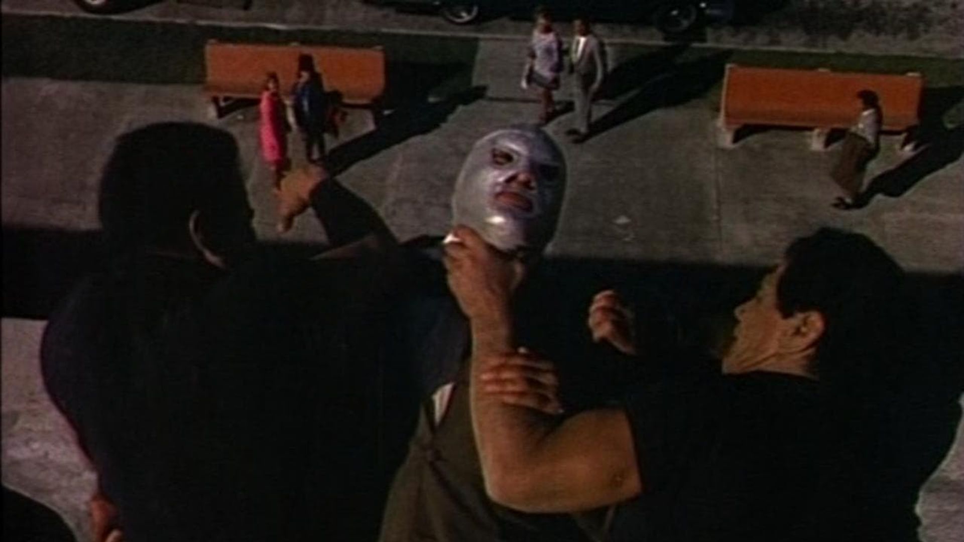 Santo and Blue Demon Against the Monsters Backdrop