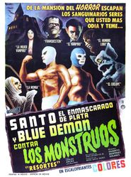  Santo and Blue Demon vs. the Monsters Poster
