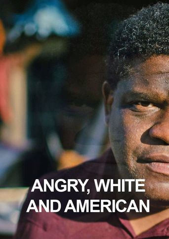  Angry, White and American Poster