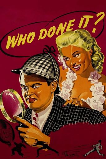  Who Done It? Poster