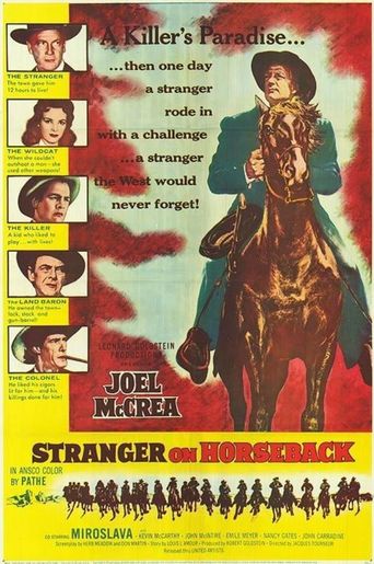  Stranger on Horseback Poster
