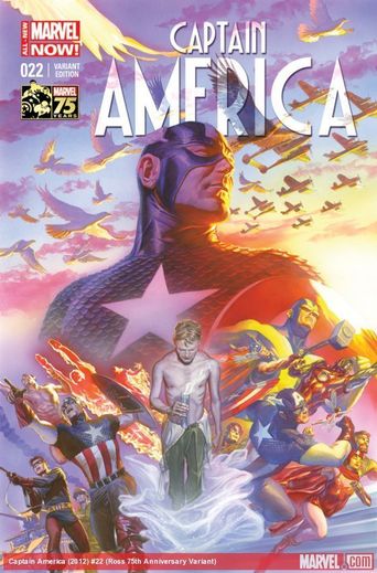  Marvel's Captain America: 75 Heroic Years Poster
