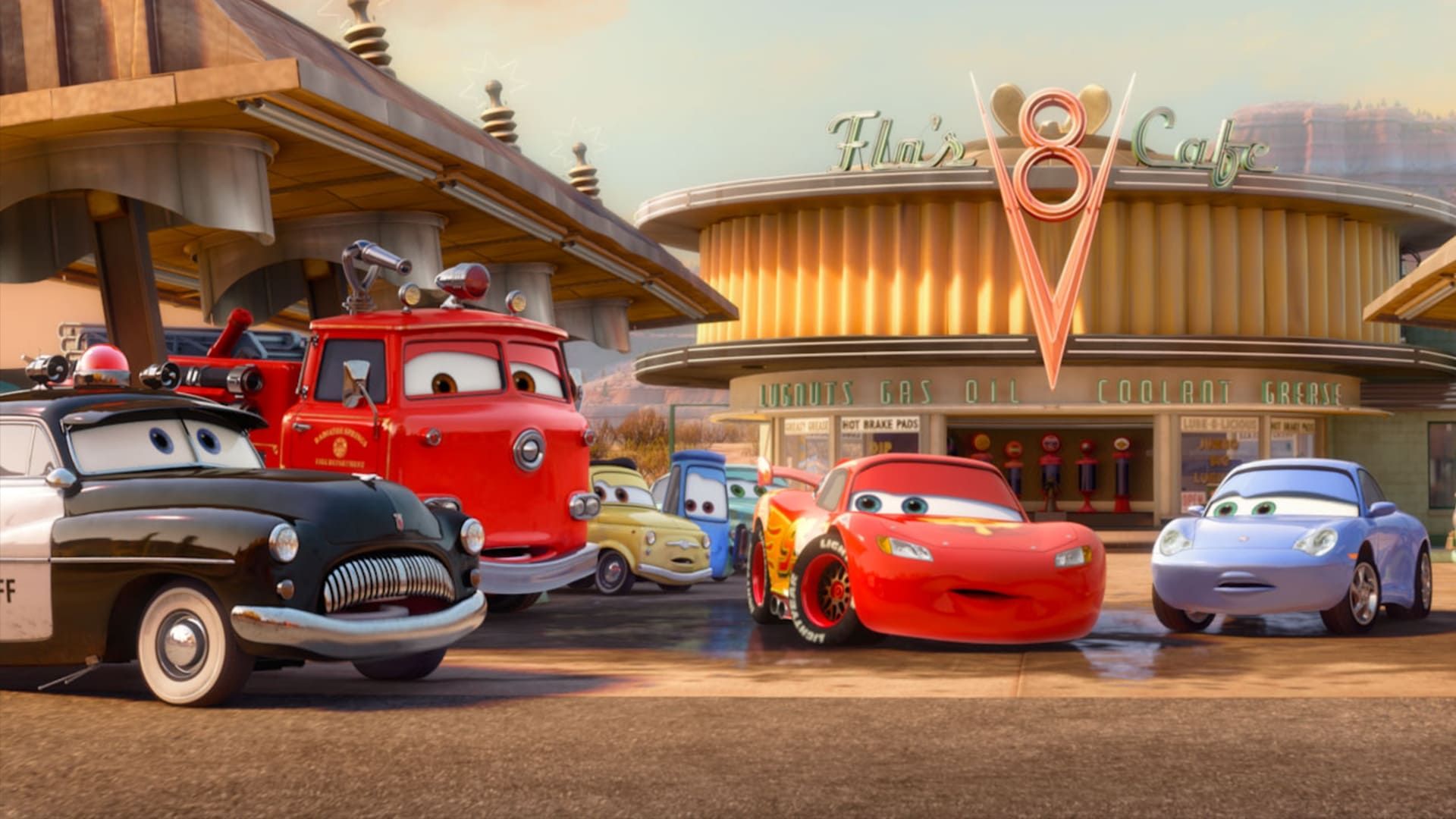 Cars Toons: Tales from Radiator Springs - Hiccups Backdrop