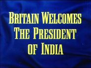  Britain Welcomes the President of India Poster