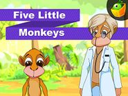  Five Little Monkeys Poster
