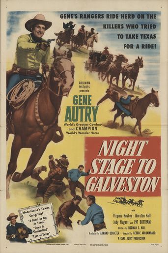  Night Stage to Galveston Poster