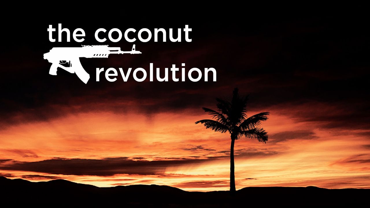 The Coconut Revolution Backdrop