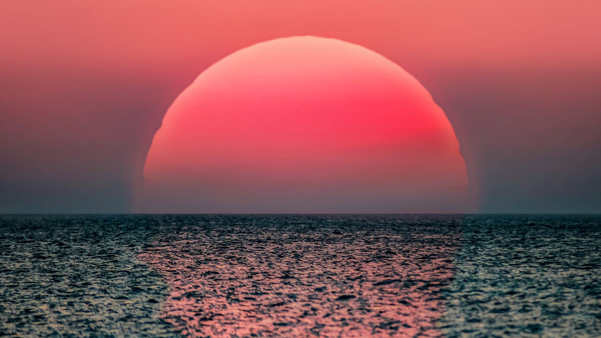 Sunrise Earth Backdrop