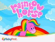  Rainbow Horse Poster