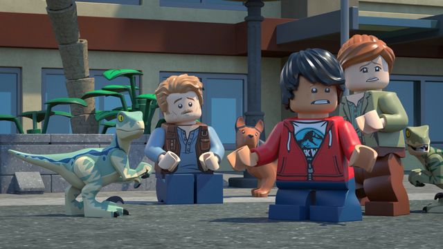 Lego Jurassic World: The Secret Exhibit Backdrop