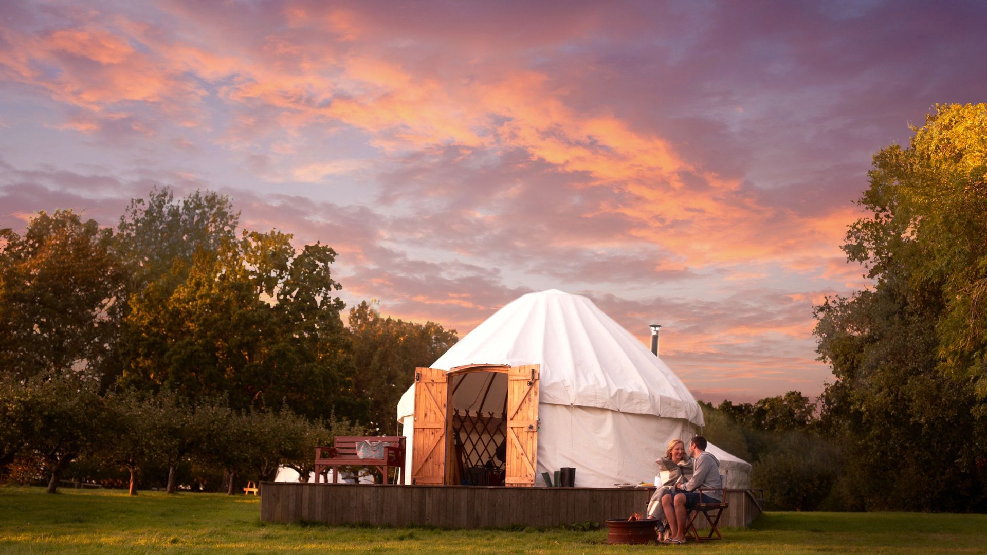 Love Yurts Backdrop
