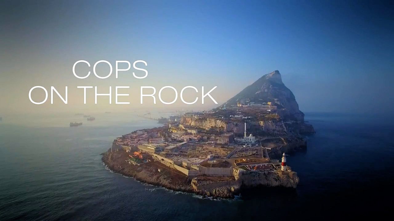 Cops on the Rock Backdrop