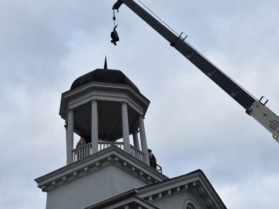 Season 11, Episode 11 Roanoke Bell Tower and Sign